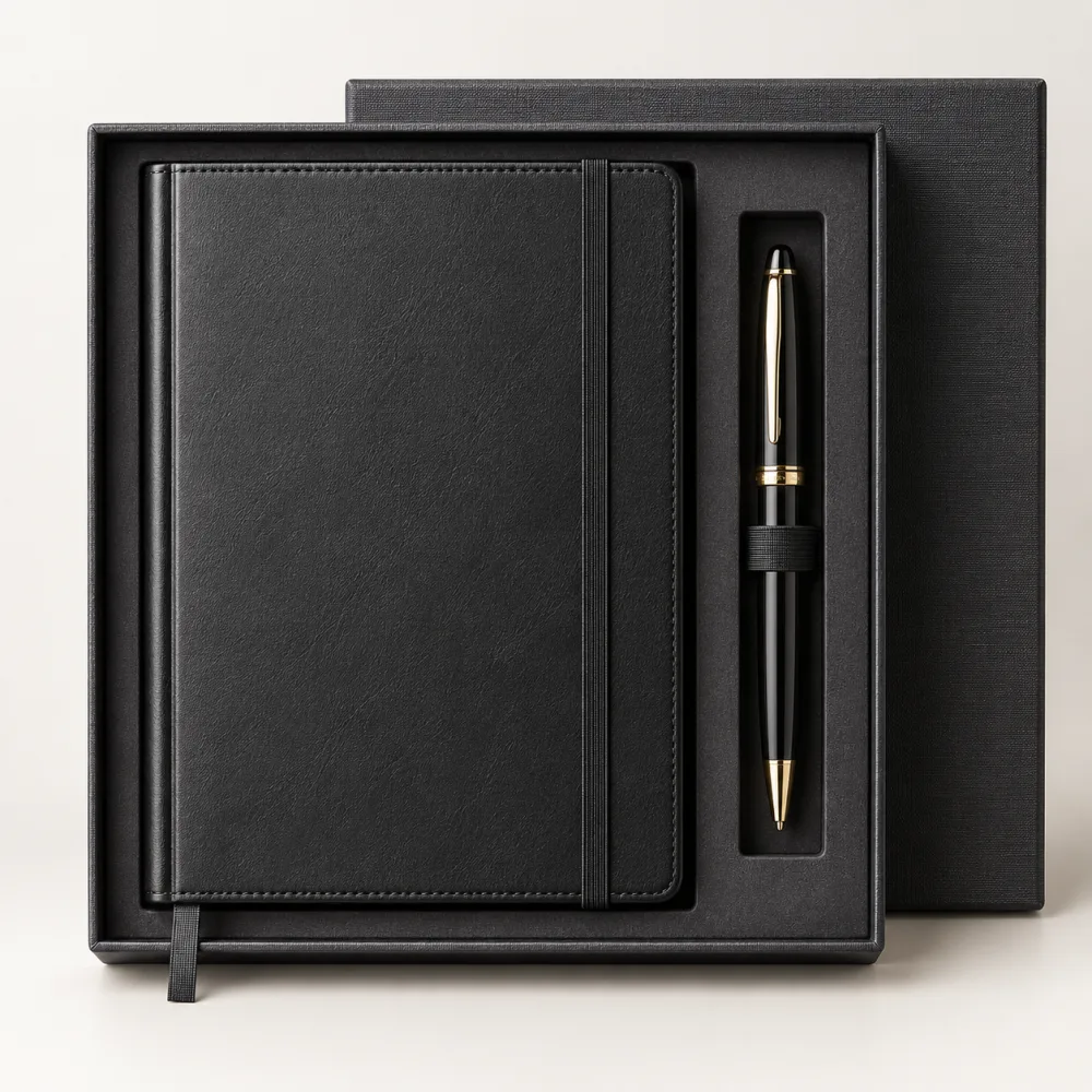 Premium executive notebook and pen set